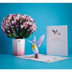Lovepop Pop-Up Bouquets|Card & Gift Bundles|Mother's Day Hummingbird Bundle