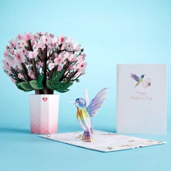Lovepop Pop-Up Bouquets|Card & Gift Bundles|Mother's Day Hummingbird Bundle