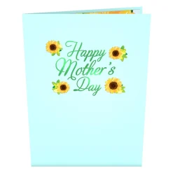 Lovepop Pop-Up Bouquets|Card & Gift Bundles|Mother’s Day Hummingbird Sunflower Bundle