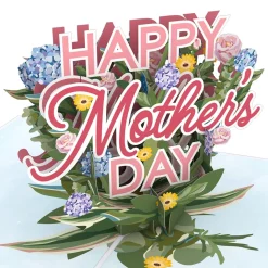 Lovepop Pop-Up Bouquets|Card & Gift Bundles|Mother's Day Hydrangeas Pop-Up Card & Bouquet Bundle