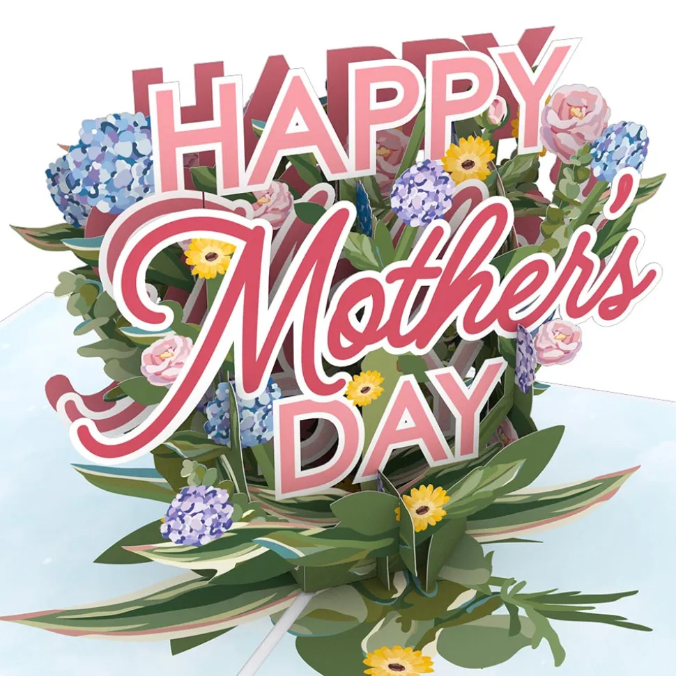 Lovepop Pop-Up Bouquets|Card & Gift Bundles|Mother's Day Hydrangeas Pop-Up Card & Bouquet Bundle