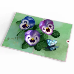 Lovepop Greeting Cards|Mother'S Day 5/11|Mother’s Day Pansies Pop-Up Card