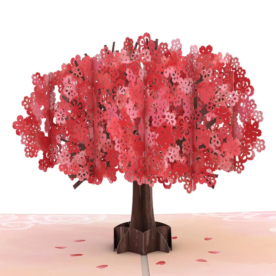 Lovepop Greeting Cards|Mother'S Day 5/11|Mother's Day Red Sakura Pop-Up Card