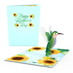 Lovepop Greeting Cards|Mother'S Day 5/11|Mother's Day Sunflower Hummingbird Pop-Up Card