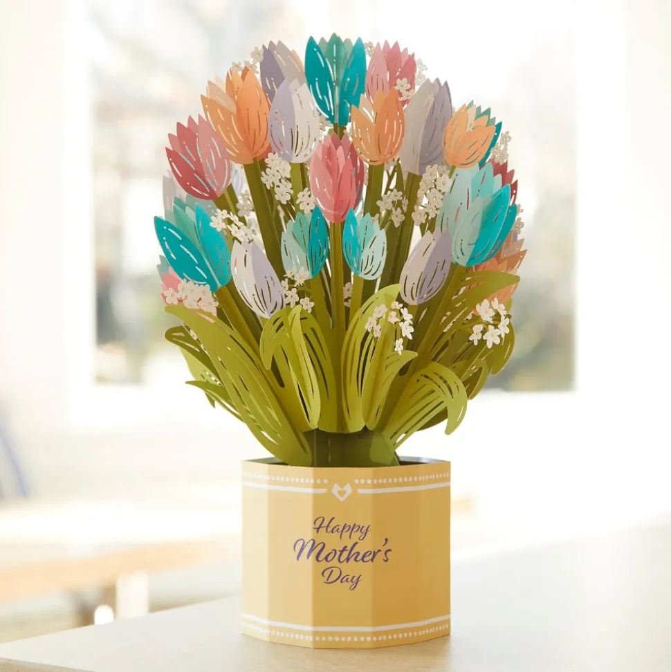 Lovepop Pop-Up Bouquets|Mother'S Day 5/11|Mother’s Day Tulips Grand Bouquet