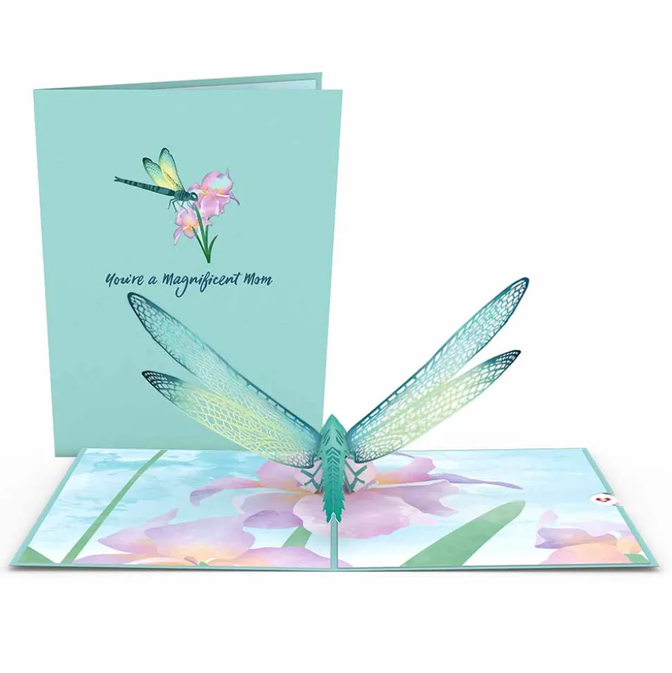 Women Lovepop Greeting Cards|International Women'S Day 3/8|Mother's Dragonfly Pop-Up Card