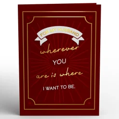 Lovepop Greeting Cards|Anniversary|My Husband, My Greatest Adventure Pop-Up Card