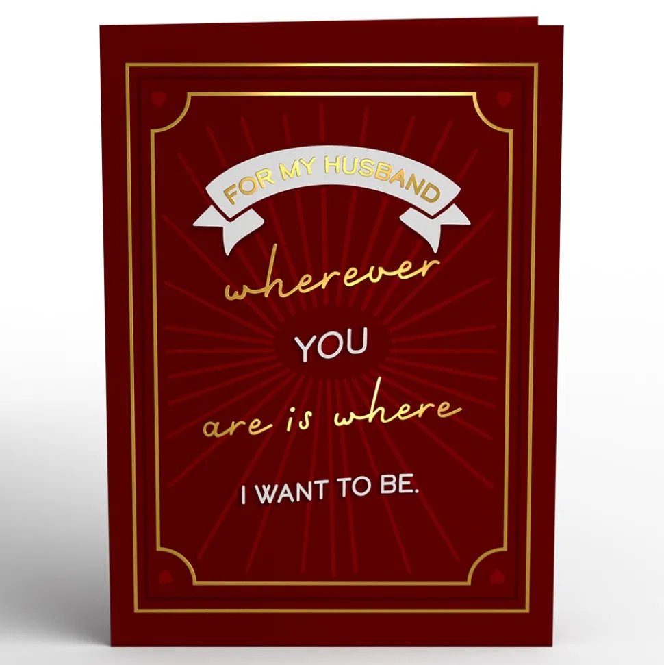 Lovepop Greeting Cards|Anniversary|My Husband, My Greatest Adventure Pop-Up Card