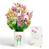 Lovepop Pop-Up Bouquets|Birthday|Orchid Birthday Bouquet and Sentiment Set for Daughter