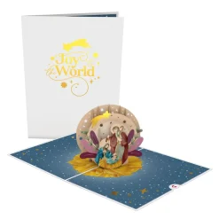 Lovepop Greeting Cards|Religious|Painted Celestial Nativity Pop-Up Card