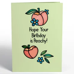 Lovepop Suncatcher Cards|Birthday|Peachy Birthday Peaches Suncatcher Card