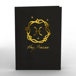 Lovepop Birthday|Her|Pisces Zodiac Birthday Pop-Up Card