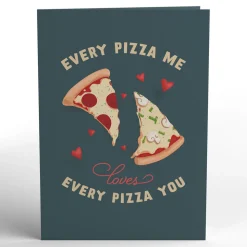 Lovepop Greeting Cards|Valentine'S Day 2/14|Pizza Valentine Pop-Up Card