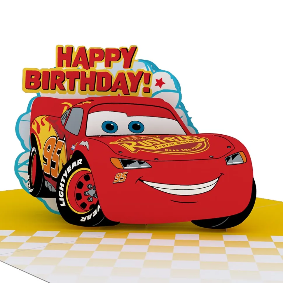 Kids Lovepop Kids|Disney|Playpop Card™: Disney Pixar Cars: Lightning McQueen Birthday