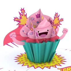 Women Lovepop Birthday|International Women'S Day 3/8|Playpop Card™: Girl Power Birthday Cupcake