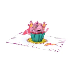 Women Lovepop Birthday|International Women'S Day 3/8|Playpop Card™: Girl Power Birthday Cupcake