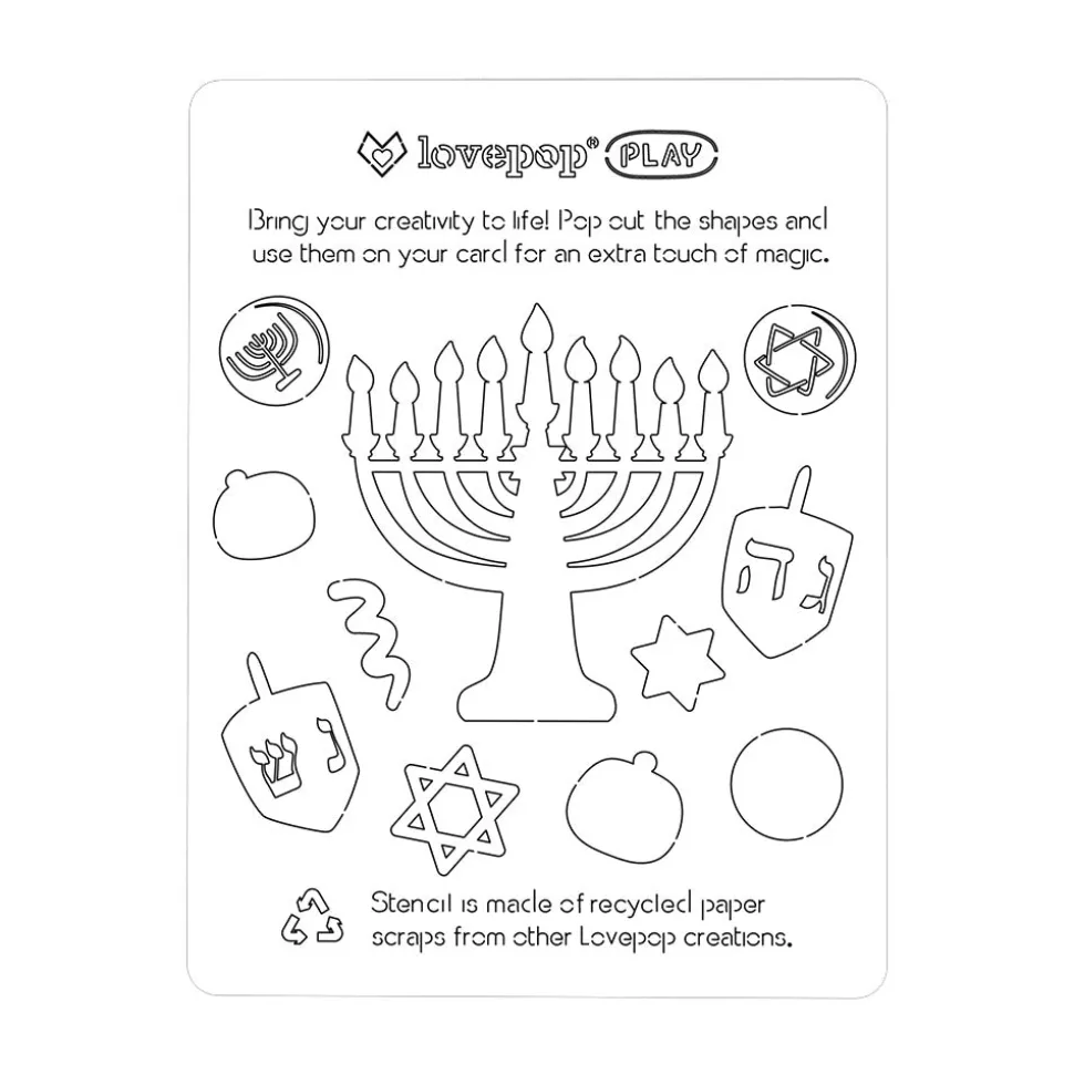 Kids Lovepop Hanukkah 12/14|Kids|Playpop Card™: Hanukkah Menorah