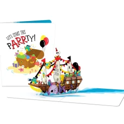 Kids Lovepop Kids|Playpop Card™: Happy Birthday Pirate Ship