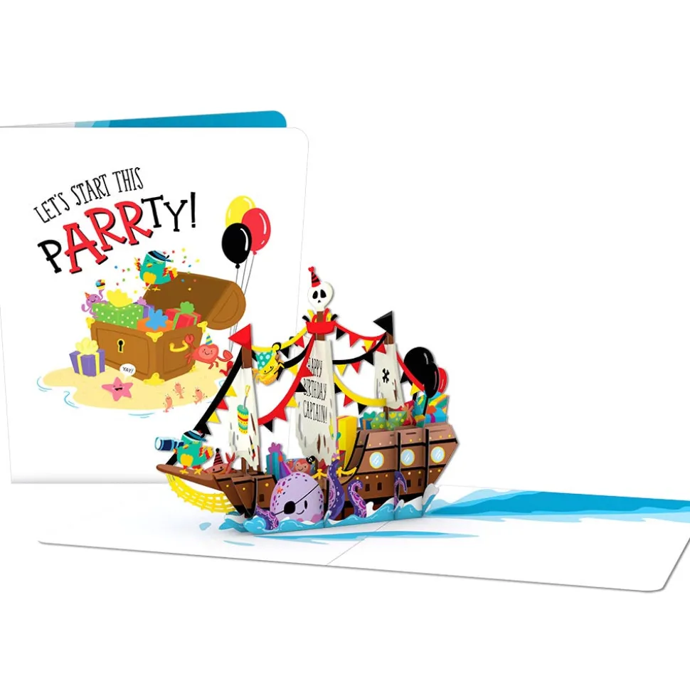 Kids Lovepop Kids|Playpop Card™: Happy Birthday Pirate Ship