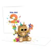 Kids Lovepop Kids|Playpop Card™: 2nd Birthday Bear