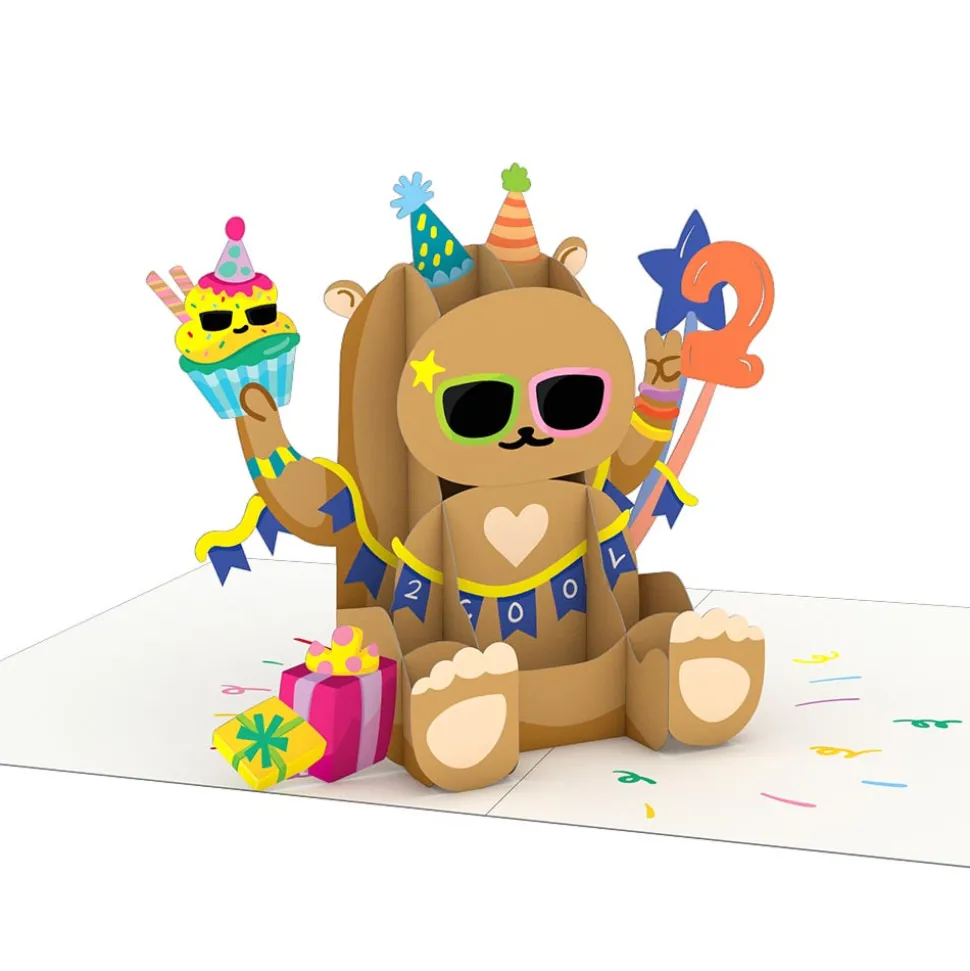 Kids Lovepop Kids|Playpop Card™: 2nd Birthday Bear