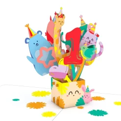 Kids Lovepop Kids|Playpop Card™: 1st Birthday Balloons
