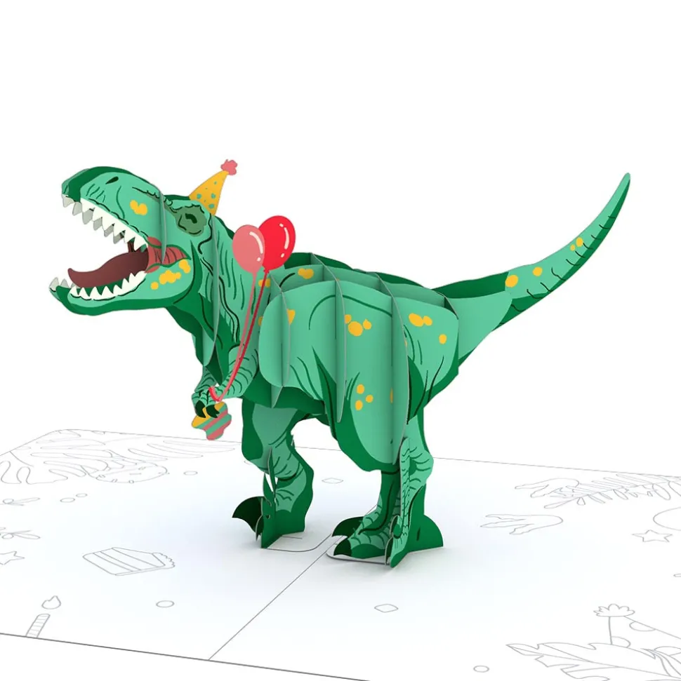 Kids Lovepop Birthday|Kids|Playpop Card™: T-Rex Birthday