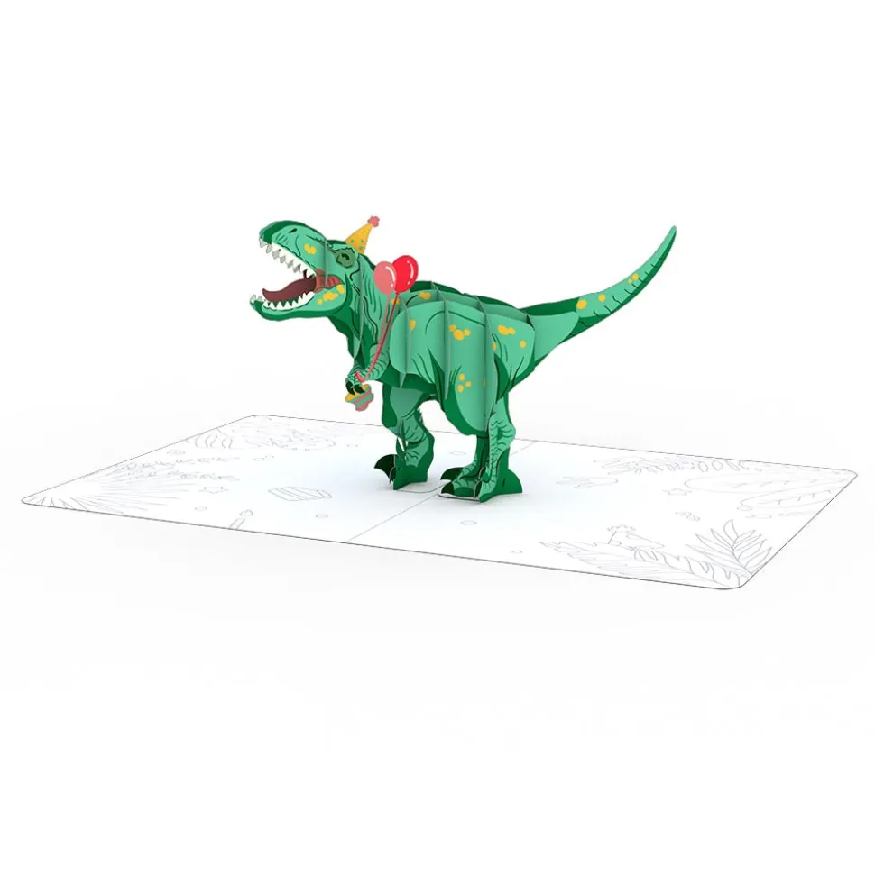 Kids Lovepop Birthday|Kids|Playpop Card™: T-Rex Birthday