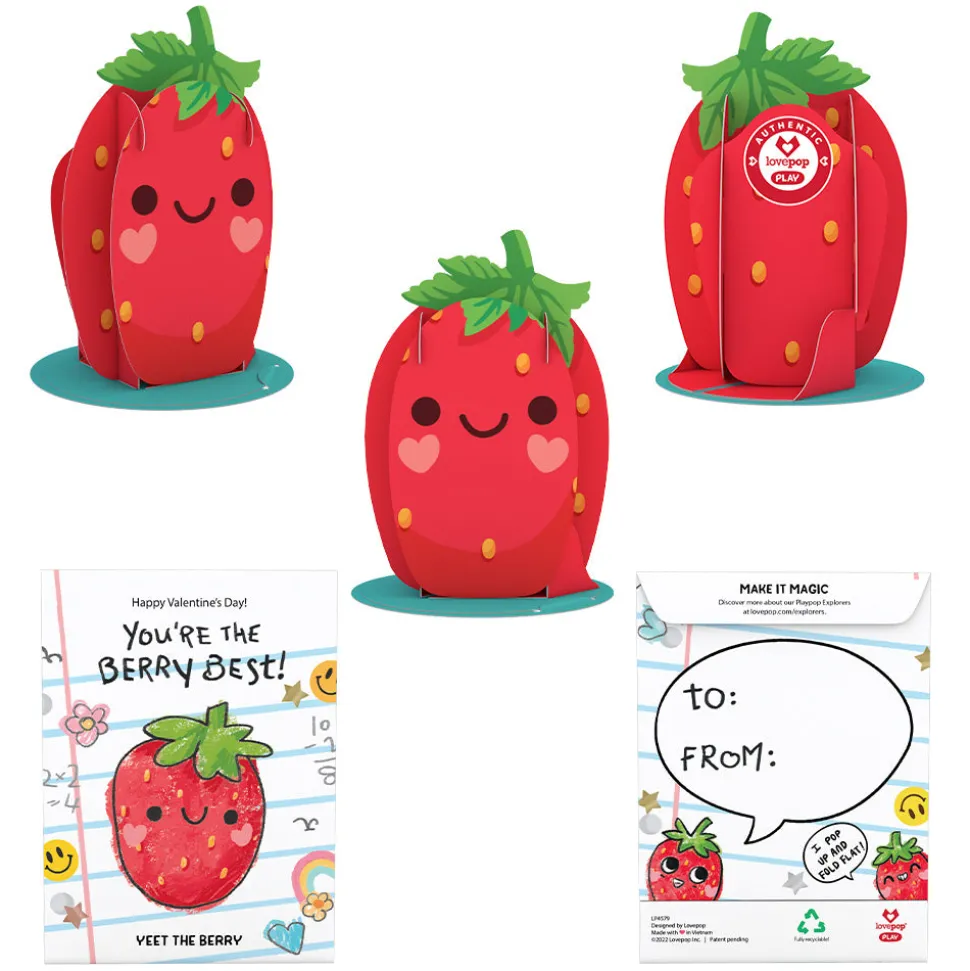 Kids Lovepop Valentine'S Day 2/14|Kids|Playpop Explorers™: Assorted Valentine's for Kids 8-Pack