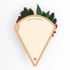 Lovepop Christmas 12/25|Her|Poinsettia & Pine Little Blooms (Notecard 5-Pack)