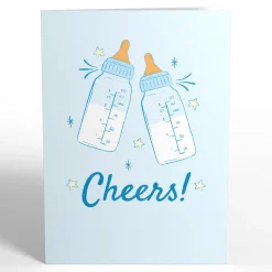 Lovepop Baby|Poppin' Bottles and Changing Diapers New Baby Pop-Up Card