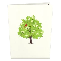 Lovepop Greeting Cards|Just Because|Radiant Cardinal Pop-Up Card