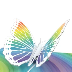 Kids Lovepop Greeting Cards|Birthday|Rainbow Butterfly Pop-Up Card