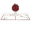 Lovepop Greeting Cards|Anniversary|Red Rose Arrangement Pop-Up Card