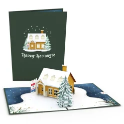Lovepop Christmas 12/25|RE/MAX® Happy Holidays House Pop-Up Card