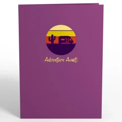 Kids Lovepop Greeting Cards|Just Because|Road Trip Pop-Up Card