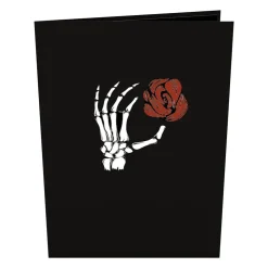Kids Lovepop Halloween 10/31|Kids|Rose Skull Pop-Up Card