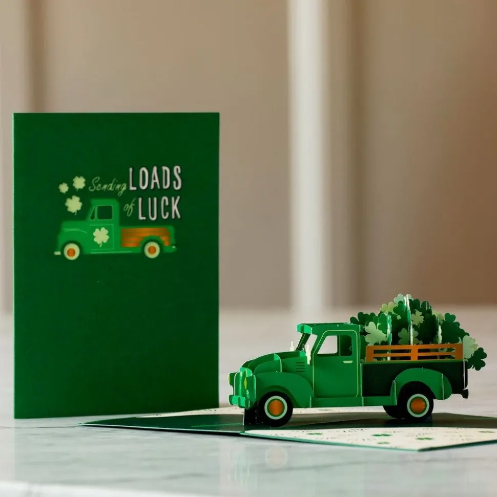 Lovepop Card & Gift Bundles|St. Patrick'S Day 3/17|Saint Patrick's Day Truckloads of Luck Bundle
