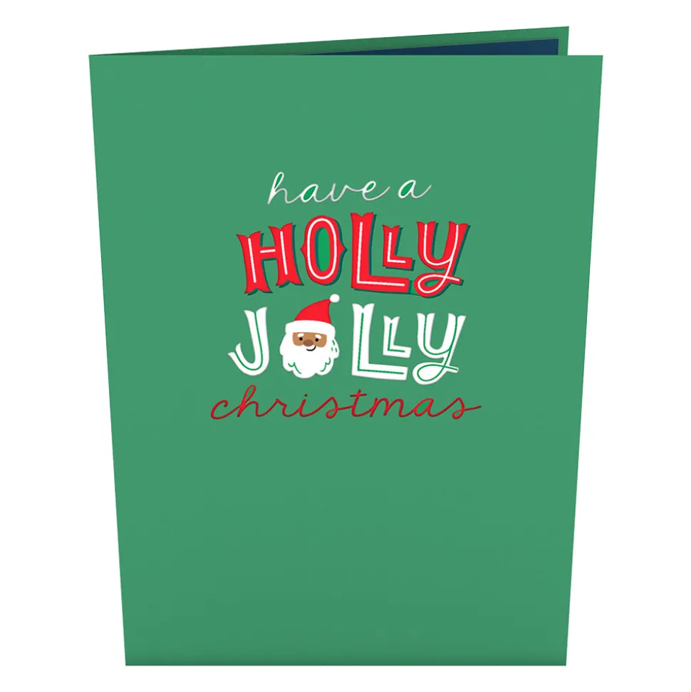 Lovepop Greeting Cards|Christmas 12/25|Santa Decorating a Christmas Tree Pop-Up Card