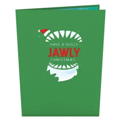 Kids Lovepop Greeting Cards|Christmas 12/25|Santa Shark Pop-Up Card