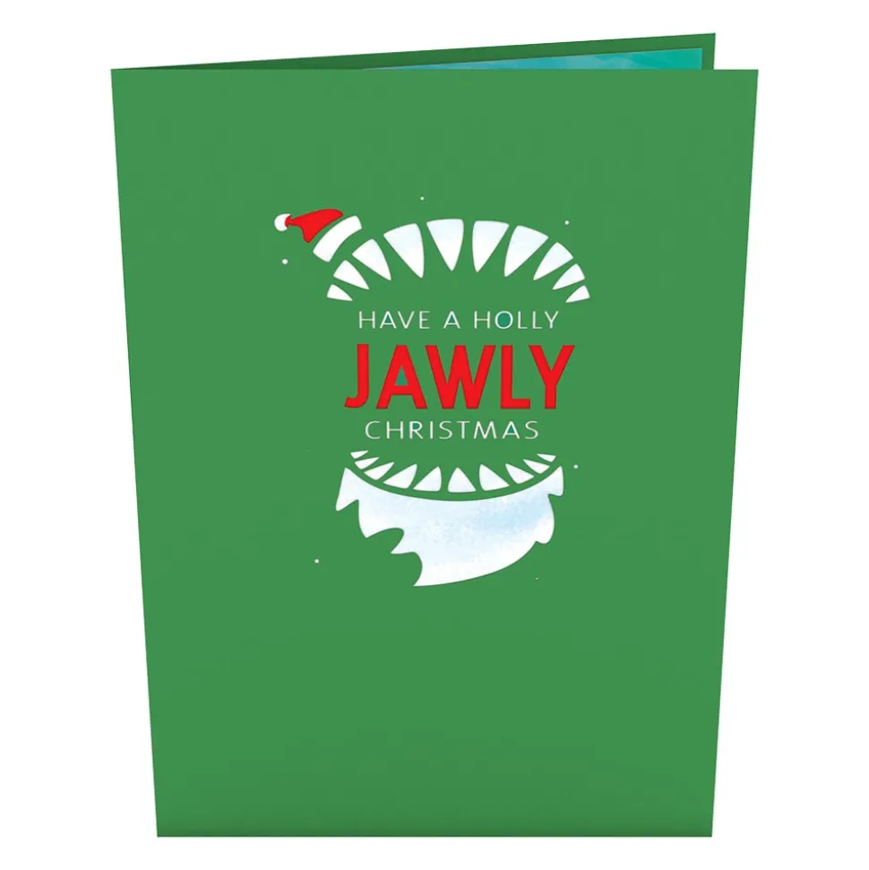 Kids Lovepop Greeting Cards|Christmas 12/25|Santa Shark Pop-Up Card