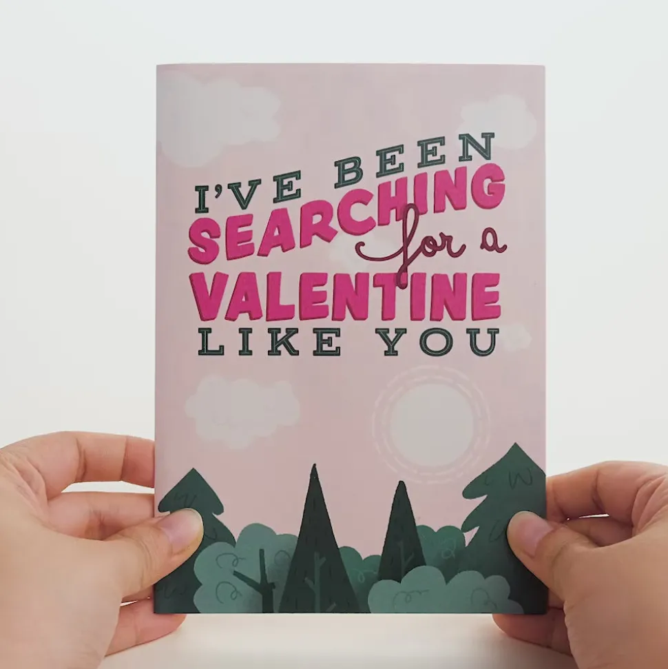 Lovepop Valentine'S Day 2/14|Searching for a Valentine Like You Bigfoot Pop-Up Card