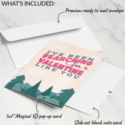 Lovepop Valentine'S Day 2/14|Searching for a Valentine Like You Bigfoot Pop-Up Card