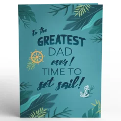 Lovepop Father'S Day 6/15|Dad|Set Sail Father’s Day Pop-Up Card