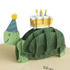 Lovepop Greeting Cards|Birthday|Shell-ebrate Birthday Turtle Pop-Up Card