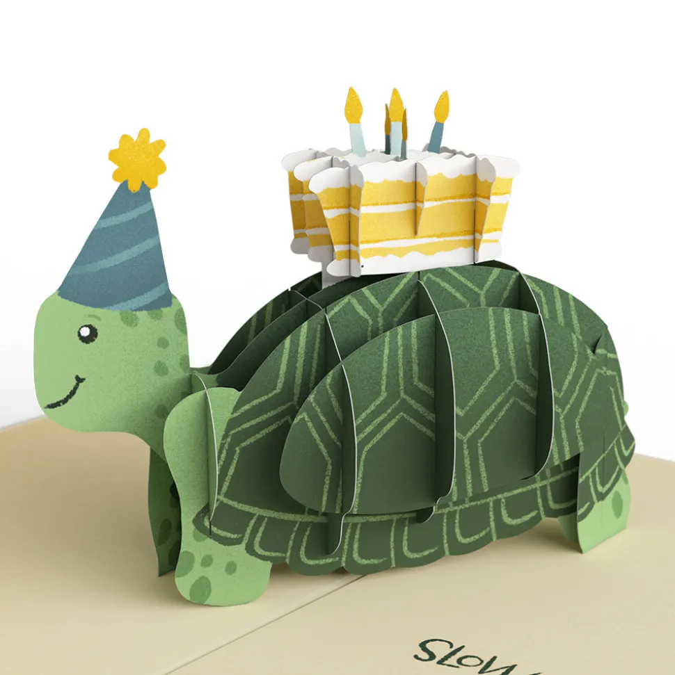 Lovepop Greeting Cards|Birthday|Shell-ebrate Birthday Turtle Pop-Up Card