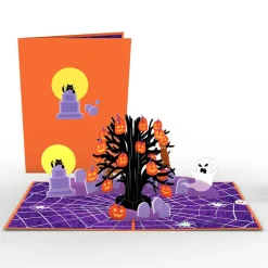 Kids Lovepop Greeting Cards|Halloween 10/31|Spooky Tree Pop-Up Card