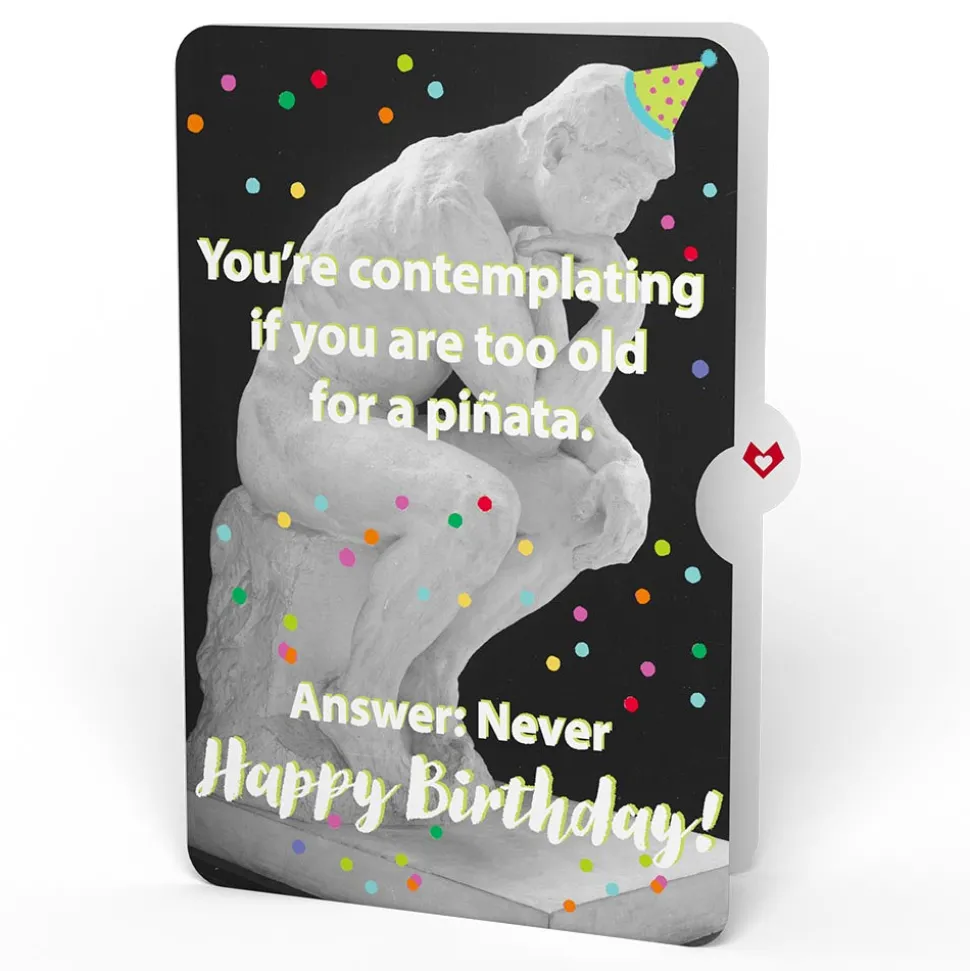 Lovepop Birthday|Sprinkles Birthday Cake with The Thinker Pop-Up Card and Sentiment Set