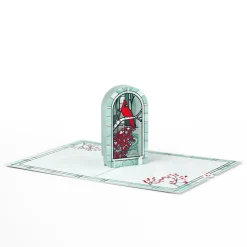 Lovepop Card & Gift Bundles|Decor|Stained Glass Winter Cardinal Bundle