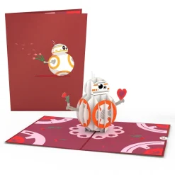 Kids Lovepop Anniversary|Valentine'S Day 2/14|Star Wars™ BB-8™ Mine Pop-Up Card